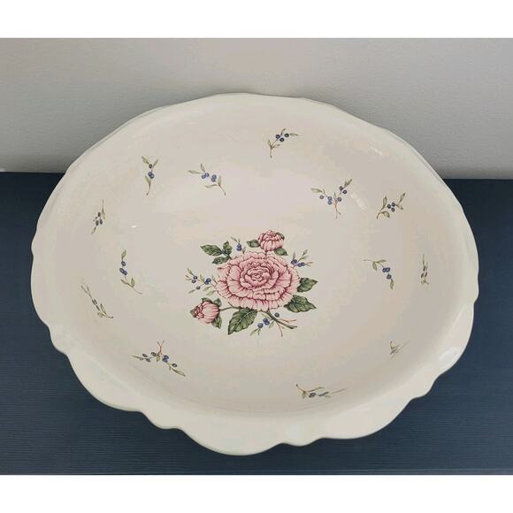 Princess House Vintage Garden Pitcher and Bowl Set #1492A & #1492B - Picture 3 of 16